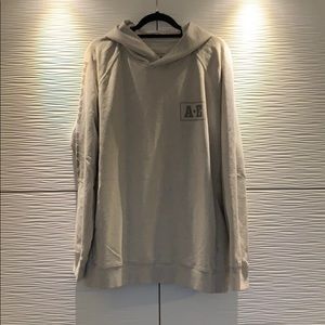 American Eagle Beige/Tan Fleece Hoodie XXL